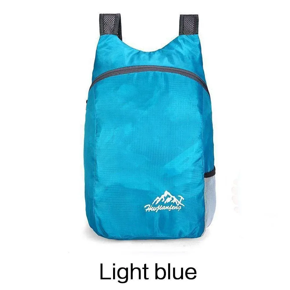jjyy sac à dos pliable et étanche pour sports de plein air - sac de voyage portable ultra léger pour voyage camping course à pied fitness shopping