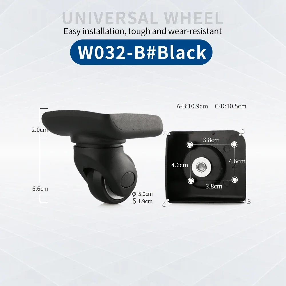 accessoires de roues pour valises, roues universelles pour bagages en cuir, roulettes pour valises à roulettes