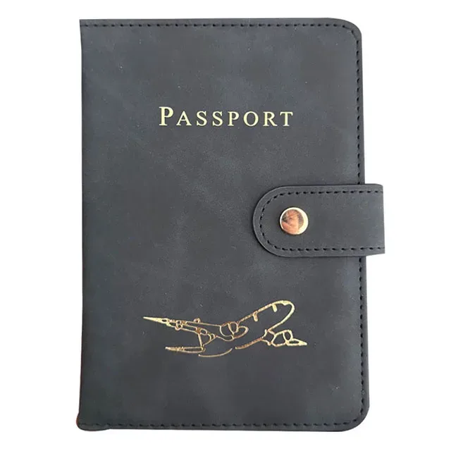 étui pour passeport vintage en cuir, porte-passeport pour femmes et hommes, organisateur de carte de crédit bancaire, mallette de rangement/accessoires de voyage