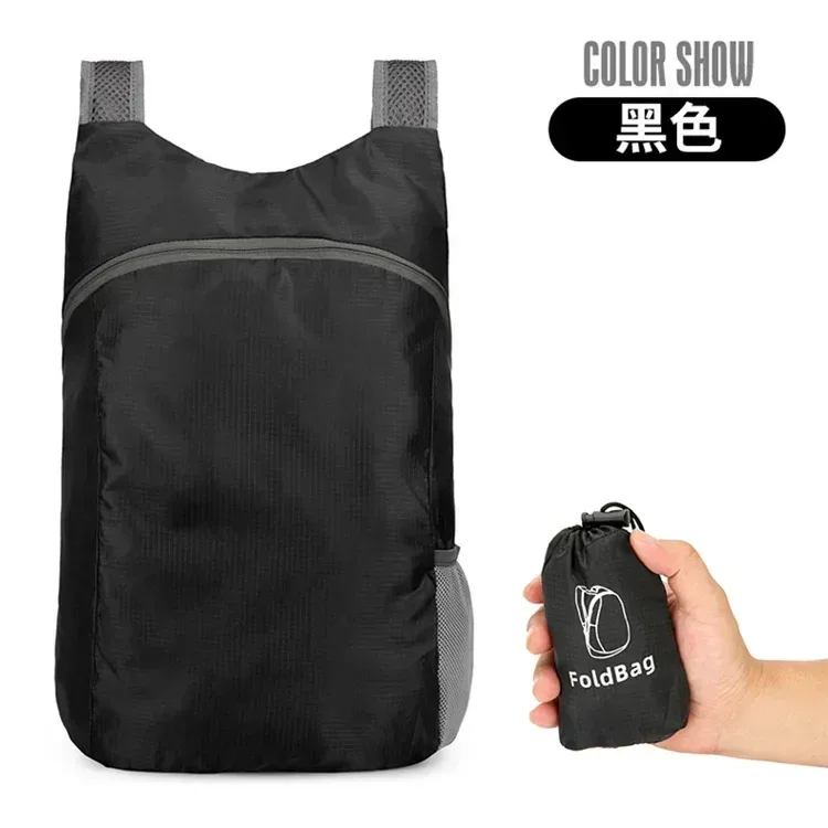 sac à dos léger pliable ultraléger pour l'extérieur, sac de voyage pour femmes et hommes, sac de sport