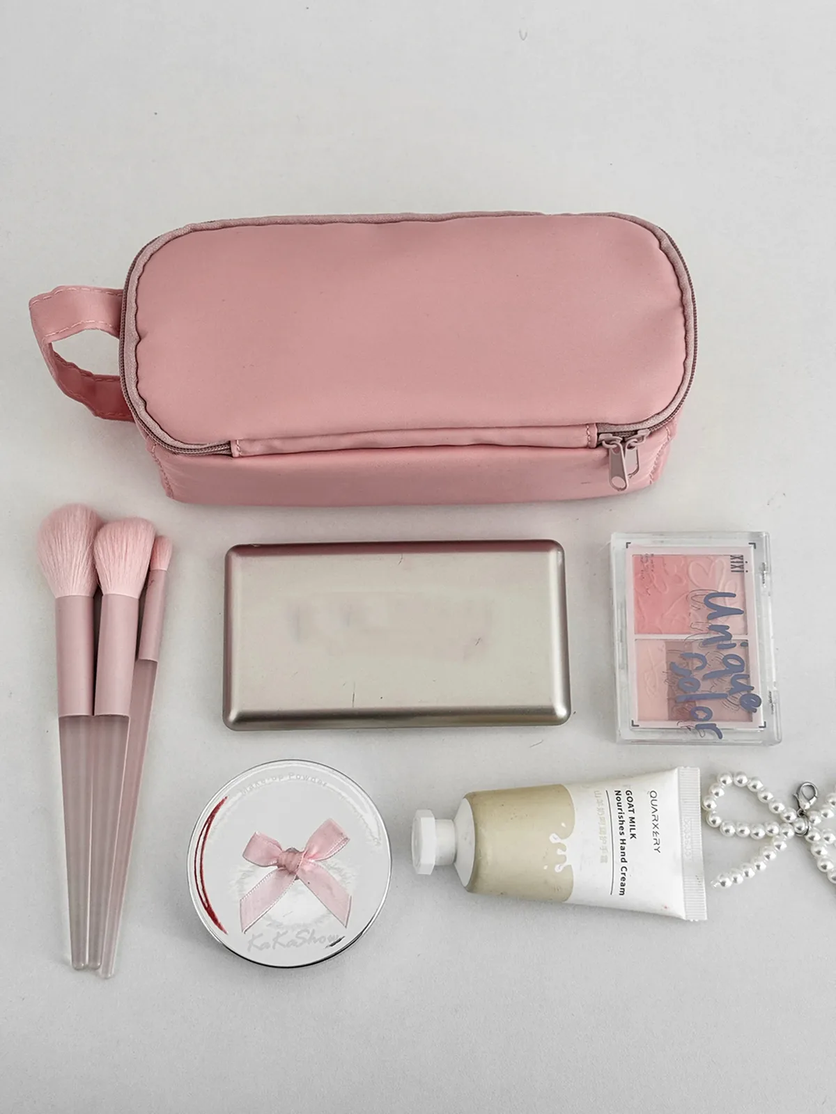 sac de toilette noir airfriend, sac de maquillage de luxe pour voyage avec poignée, sac de maquillage pour femmes, grande pochette de rangement pour articles de toilette, vente en gros