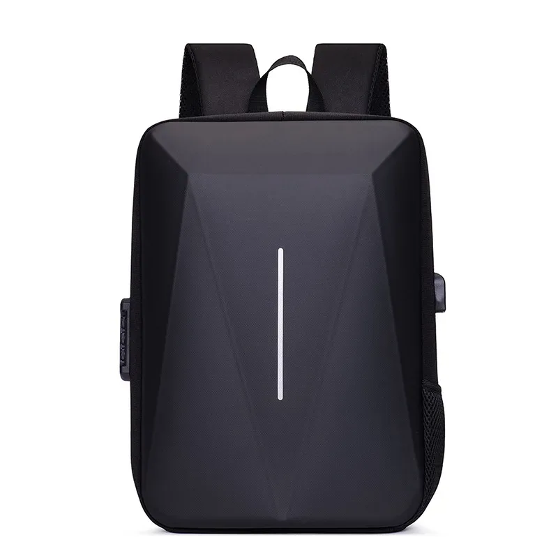 sac à dos d'ordinateur à coque rigide usb pour hommes, cartable à la mode pour lycéens, étudiants, grande capacité, sac à dos d'affaires