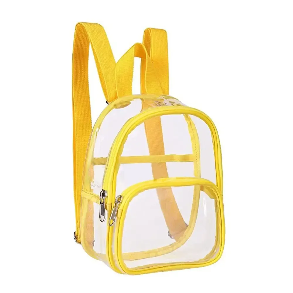 sac à dos en pvc transparent pour femmes, sac à dos de voyage, sacs d'école pour étudiants, petits sacs à main, mini sac à dos décontracté, nouvelle mode d'été