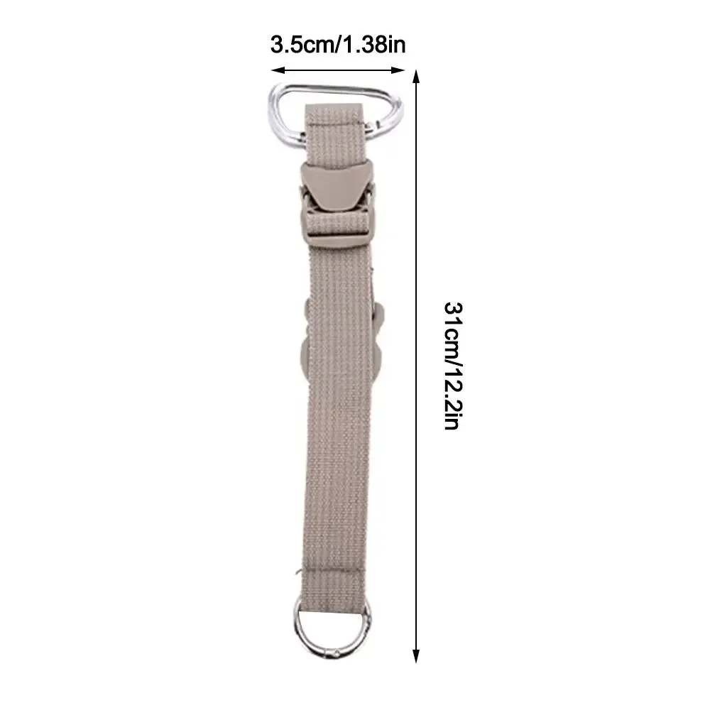 sangle de bagage réglable en nylon avec boucle de verrouillage anti-perte, ceinture de fixation multifonctionnelle pour bagages