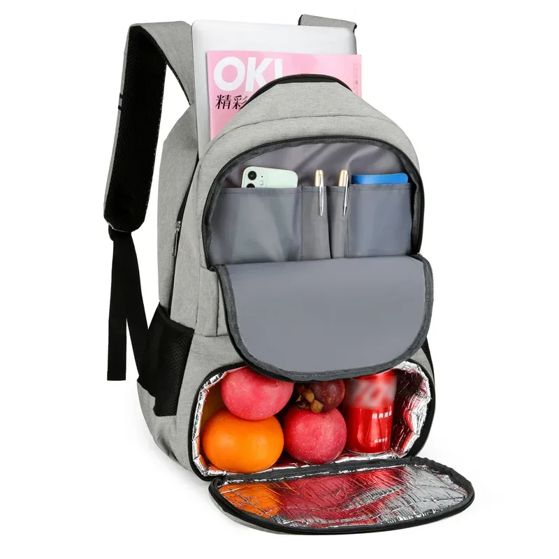 cfun ya-sac à dos isotherme pour homme, oxford picnic backpacks, outdoor quered wine ice backbag, 15.6 laptop bag, fashion