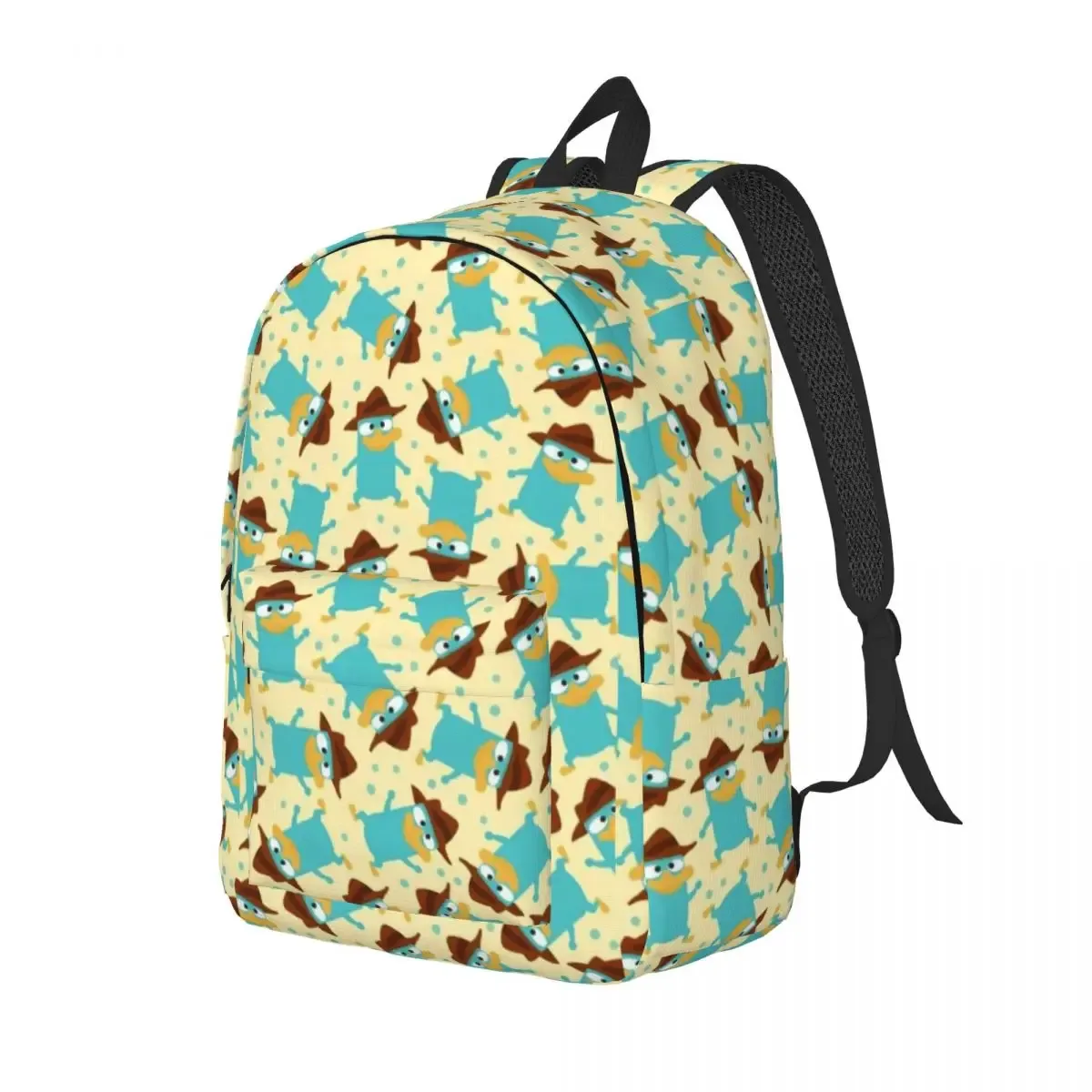 perrys the platypused sac à dos décontracté sport étudiant travail sac à dos pour hommes femmes collège sac à bandoulière