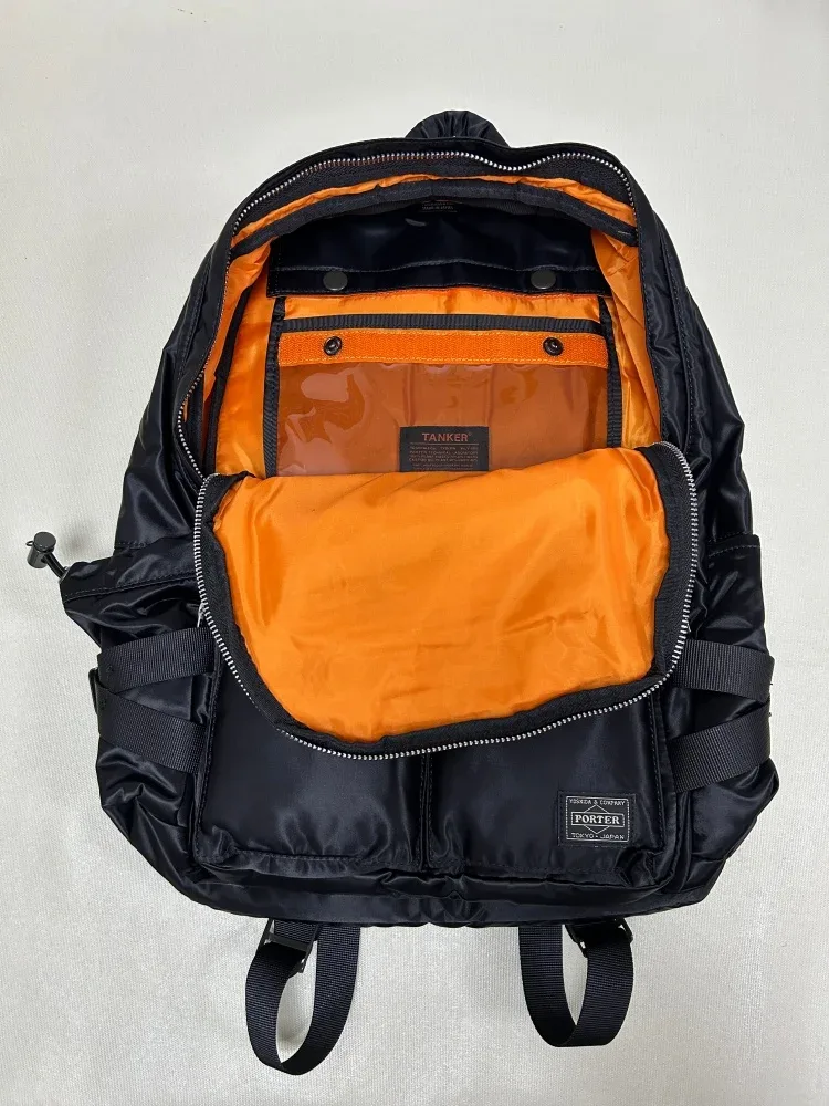 porter tanker 622-19842 sac à dos en nylon souple pour homme, grande capacité, pour ordinateur portable, randonnée, voyage d'affaires, école, sport, antivol, sac à dos de jour