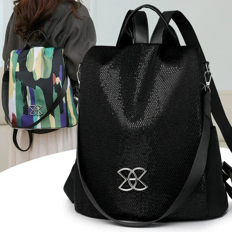 sac à dos décontracté en nylon de grande capacité, polyvalent, multifonctionnel, haut de gamme, antivol, doux, nouvelle collection 2026
