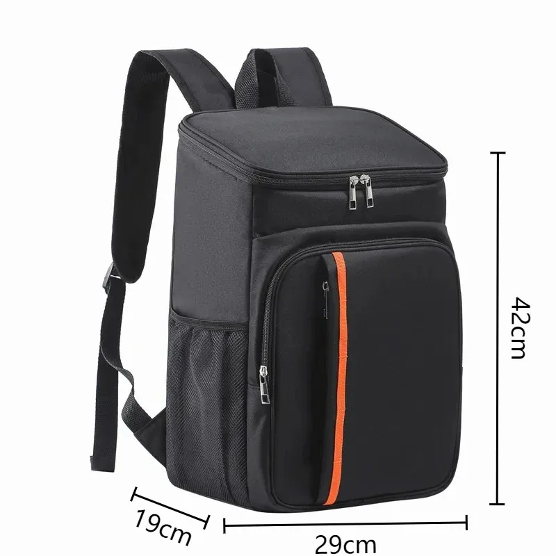sac isotherme portable 18l pour repas, boîte alimentaire durable, étanche, glacière isotherme, sac à dos oxford pour camping et rangement du dîner