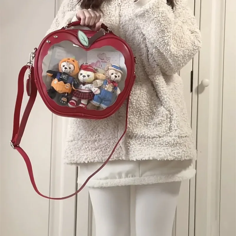 nouvelle fille harajuku niche design pomme sac à bandoulière sac à main style doux mignon ulzzang ita sac y2k sac à dos style preppy itabag