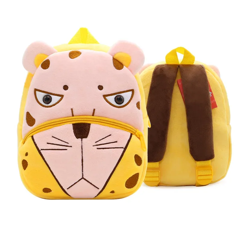 sacs à dos d'animaux de dessin animé 3d pour enfants, sac d'école en peluche douce pour enfants de la maternelle, cartables kawaii pour enfants, filles et garçons