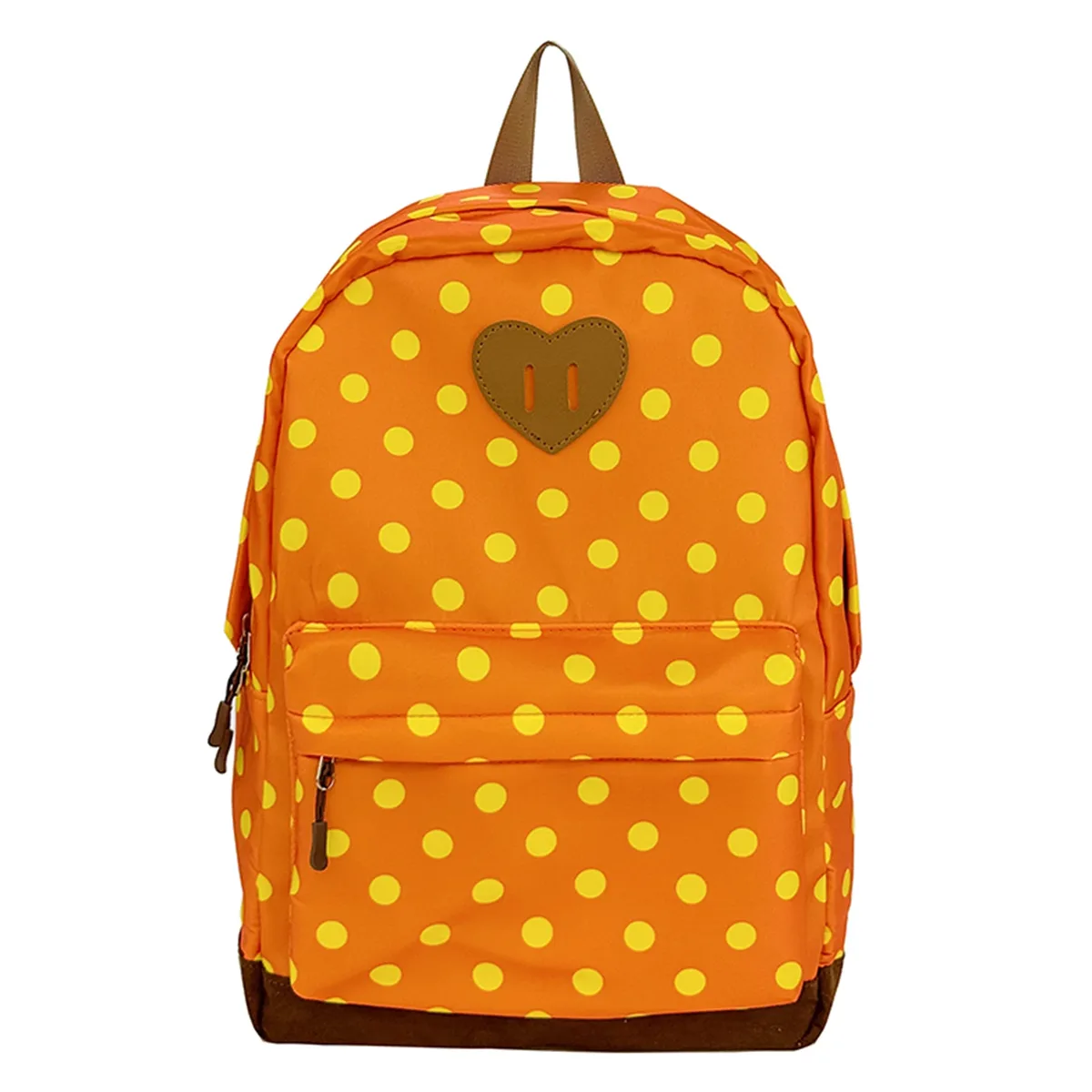 sac à dos mignon à pois en nylon pour femmes, plusieurs poches, sac à dos ludique pour livres, sac de voyage pour adolescentes, filles, collège, trajets quotidiens
