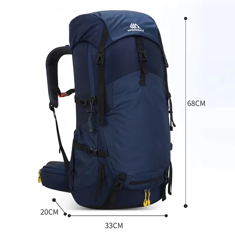 sac à dos de voyage pour randonnée en plein air, camping, escalade, avec housse de pluie, sac d'hydratation pour trekking, alpinisme et voyages