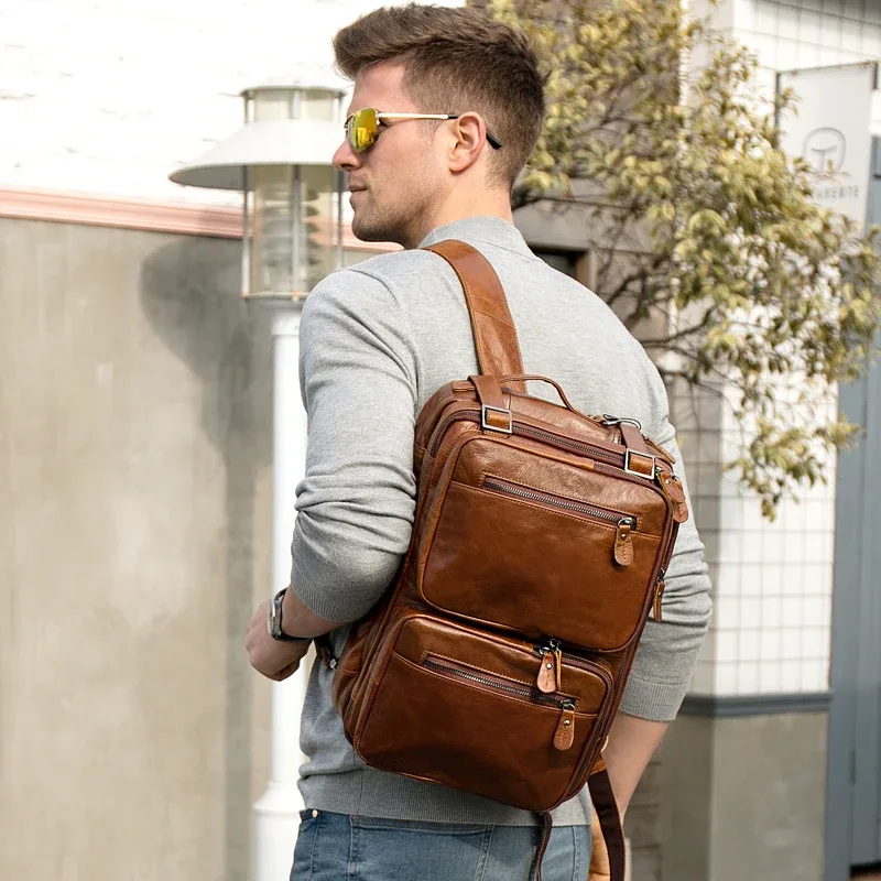 westal-étui à bombes en cuir pour homme, sacoche pour documents, ordinateur portable, 14, fourre-tout, 432