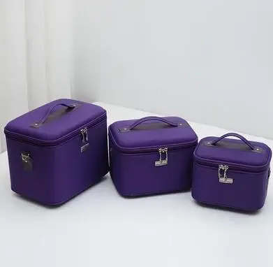 trousse de maquillage pour femmes, trousse de toilette cosmétique, valise de rangement pour maquillage