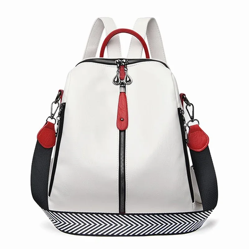 sac à dos de luxe en cuir souple pour femmes, sac à dos de bonne qualité en cuir durable, mode grande capacité, sac à dos de voyage