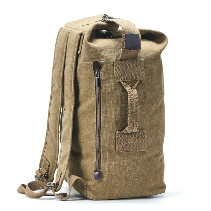 sac à dos de grande capacité pour hommes, sac de voyage, alpinisme, bagages masculins, seau en toile, sacs à bandoulière pour garçons et hommes