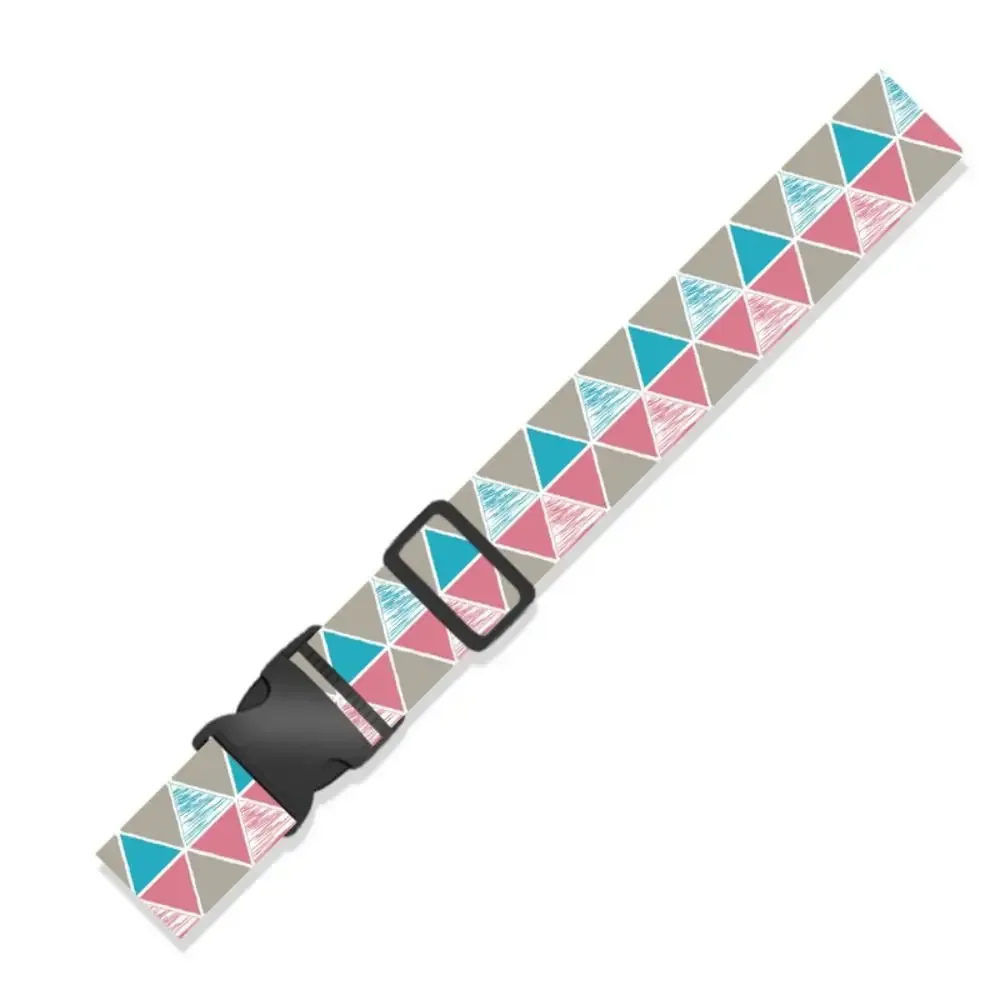 ceintures de bagages multicolores 5x180cm, sangle de rangement de bagages de style ethnique, fournitures de voyage, renforce les accessoires de valise de voyage