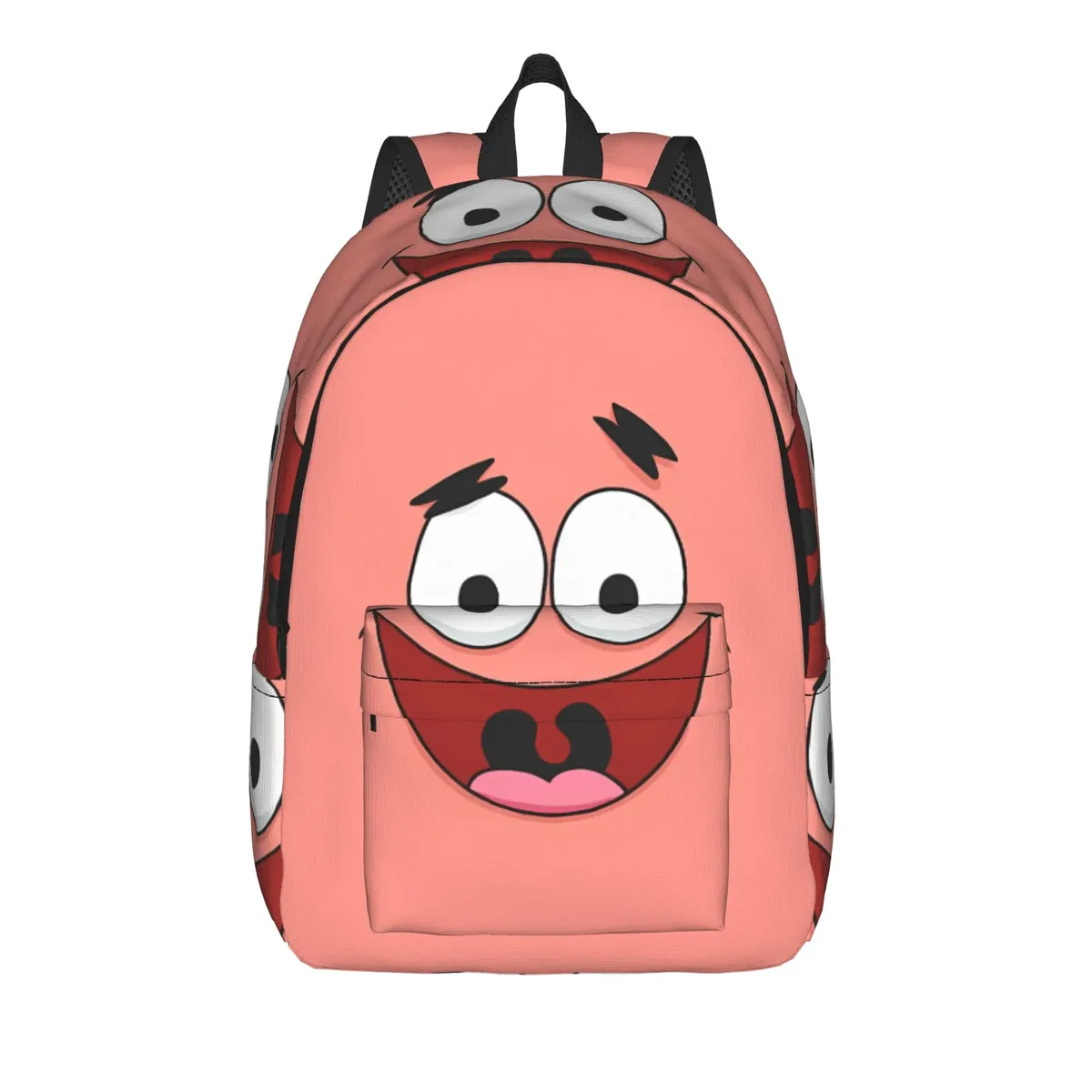 sac à dos jaune solide bob l'éponge, sacs à dos de camping, sacs d'école modernes pour étudiants, sac à dos de haute qualité