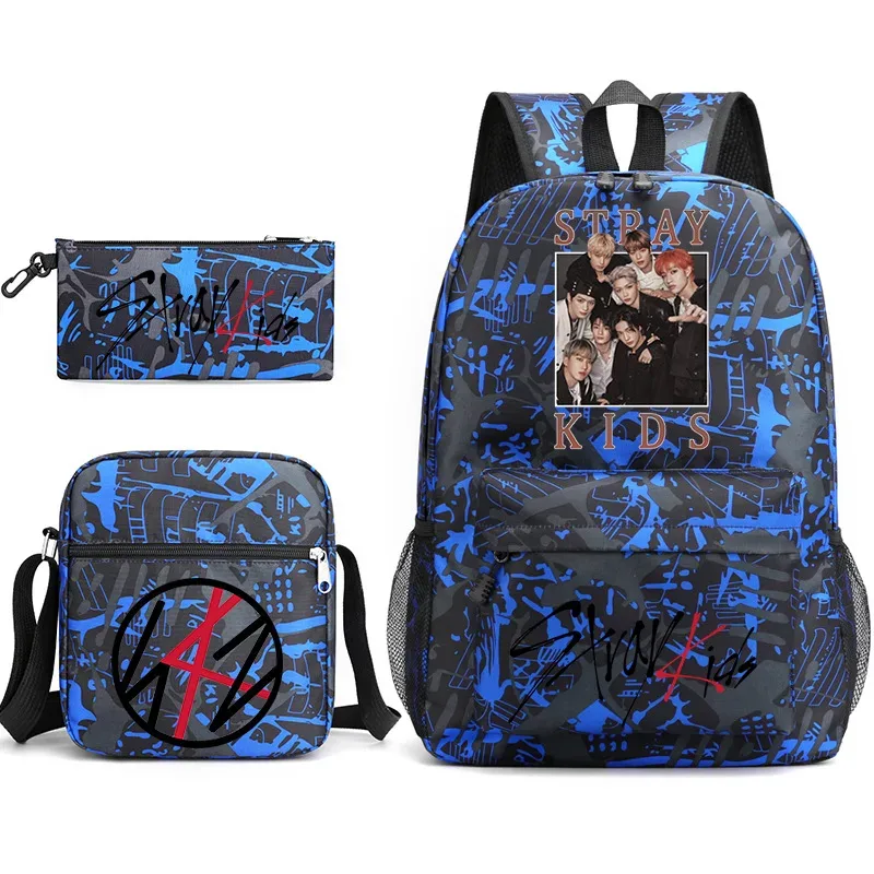 sac à dos kpop straykids, sac d'école, sac à bandoulière, trousse à crayons, cadeau pour enfants et étudiants