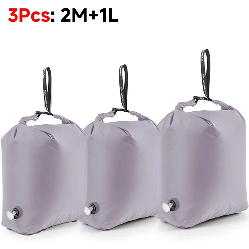 sac de compression sous vide pour bagages, sac de rangement sous vide réutilisable sans pompe, gain de place à 70%, sac d'emballage scellé pour vêtements de voyage étanche
