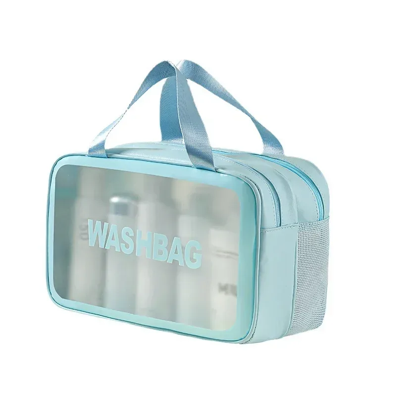 sac de maquillage séparé pour articles humides et secs, trousse de toilette portable, sac de rangement grande capacité pour essentiels de voyage, fitness et natation