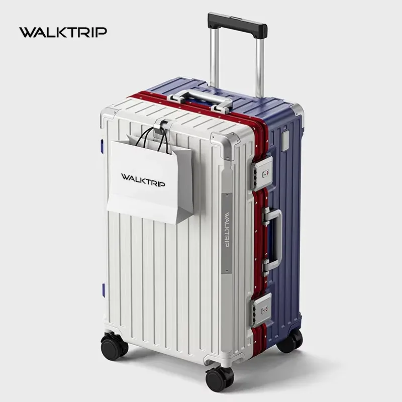 valise de voyage de luxe, haute qualité, matériau pc épaissi, bagage à roulettes avec cadre en aluminium, serrure tsa, 20/24/26/28/30 pouces