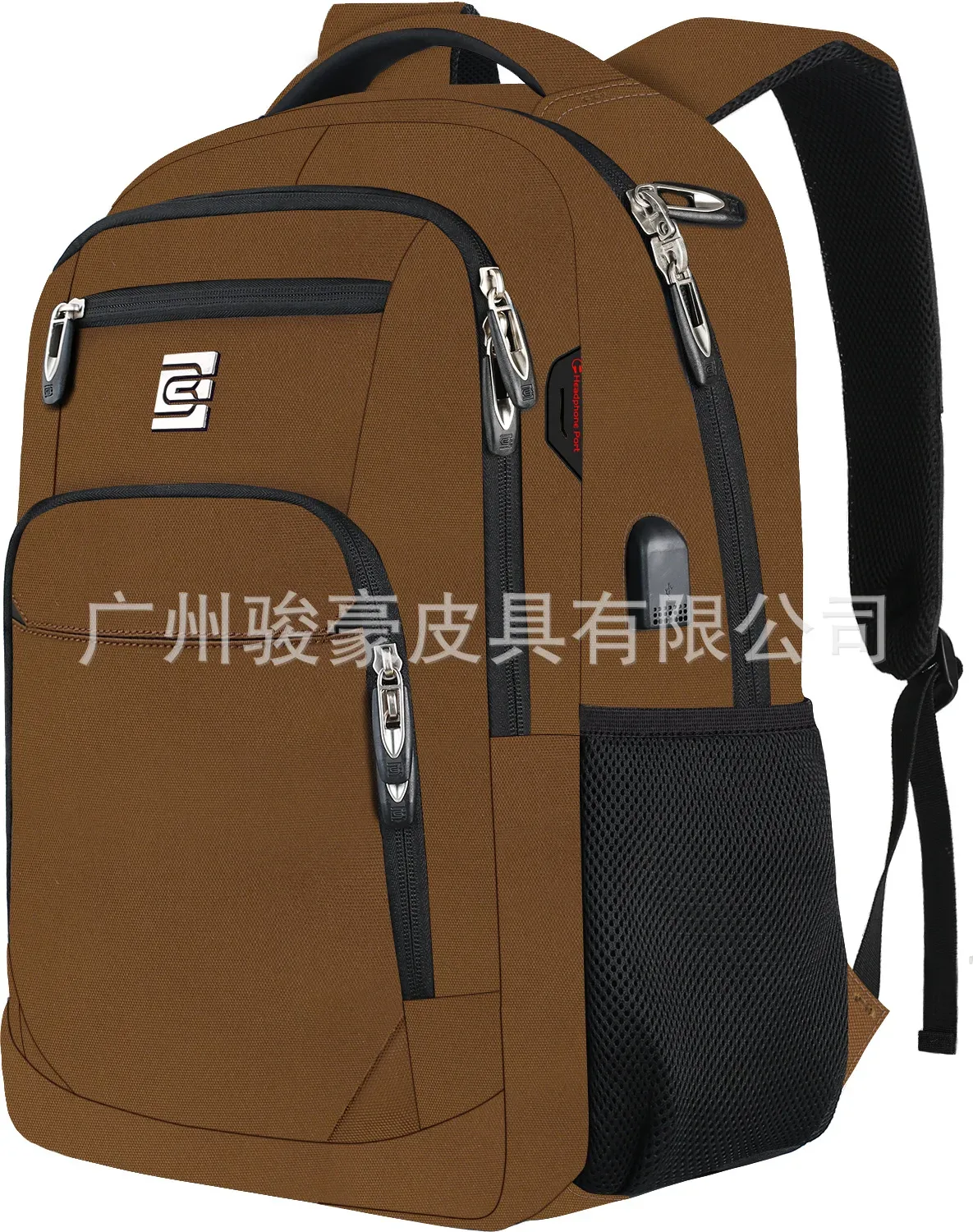 sac à dos pour ordinateur portable avec port de chargement usb, antivol, mince, durable, voyage d'affaires, sac d'école universitaire, femmes et hommes, 15.6 pouces, 17 pouces