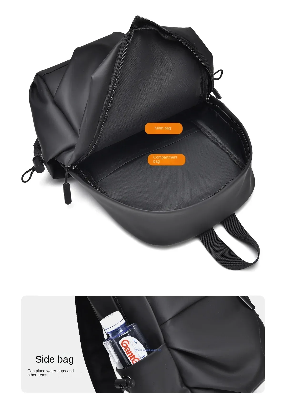 sac à dos imperméable en cuir pu pour hommes pour les déplacements et les voyages sacs d'école mochila hombre mini sacs à dos bolsa muhжekte© rюкзак