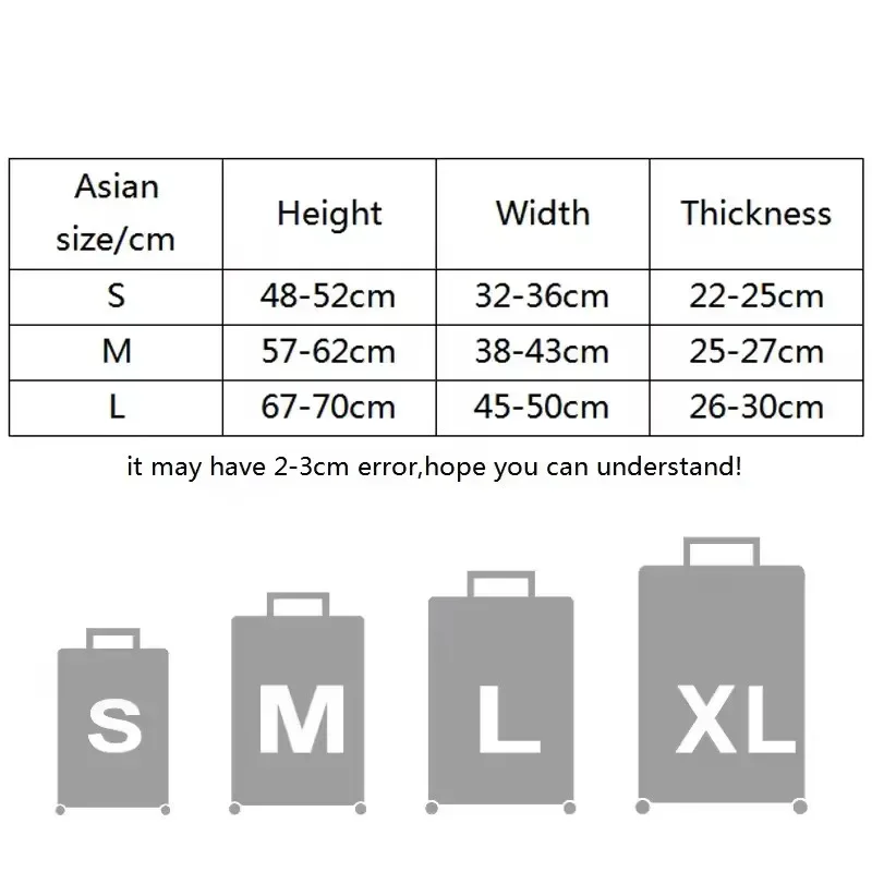 housse de protection pour valise de voyage, housse de protection pour bagages, couleur unie, adaptée aux valises de 18 à 28 pouces