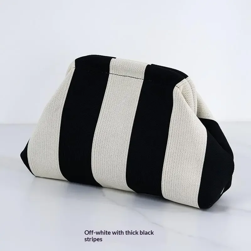 pochette cosmétique en polyester grande capacité en tissu respirant pour les voyages quotidiens, le shopping, sac décontracté colorblock