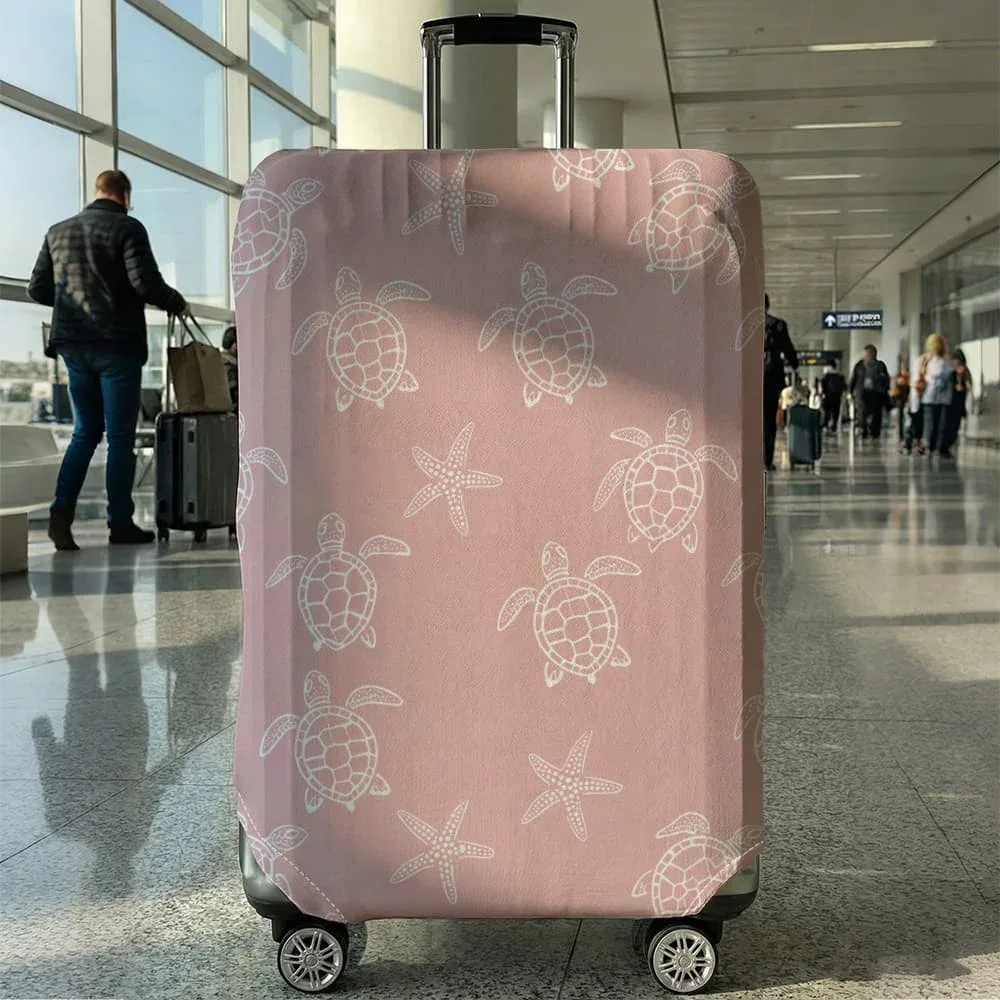 housse de protection pour bagages turtle starfish, adaptée aux bagages de 18 à 32 pouces, protège-poignées de bagages, accessoires de voyage
