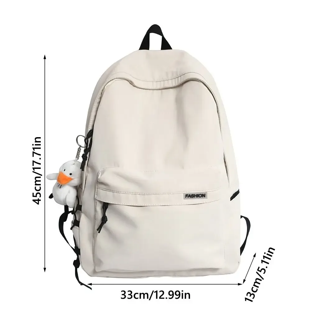 sac à dos imperméable de haute qualité en nylon, grande capacité, sac à bandoulière pour adolescents