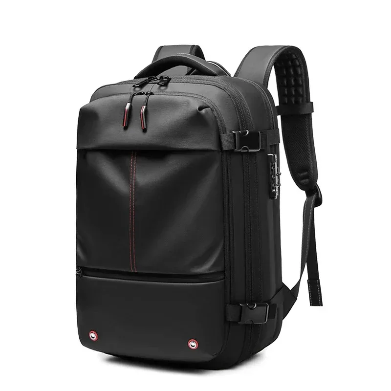 sac à dos de voyage pour homme 17 pouces, sac à dos à compression sous vide, sac à dos d'affaires grande capacité, sac à dos scolaire extensible, sac à dos d'extérieur