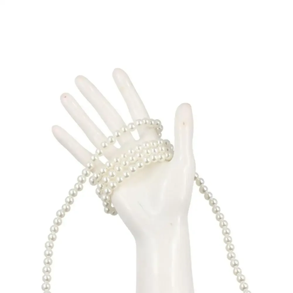 sangle de sac à main longue et durable pour femme, accessoire de sac, chaîne de sac perlée, chaîne de sac à perles, chaîne de sac fourre-tout perlée