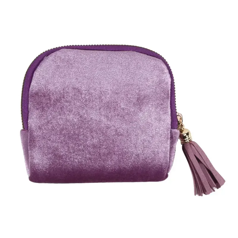 sac de rangement pour bijoux exquis avec pendentif pompon, pochette zippée pour bagues, grande capacité, sac de voyage pour bracelets en cristal