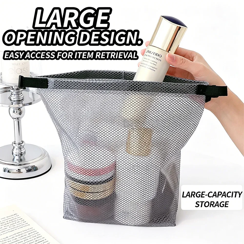 Sac de rangement pliable imperméable avec cordon de serrage, grande capacité, pour le sport, la gym, la natation, les voyages, les articles de toilette