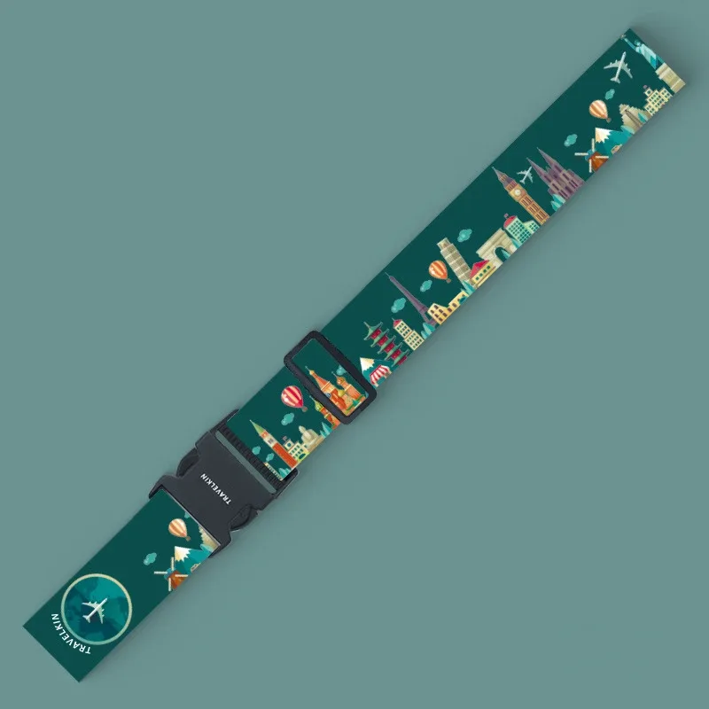 sangle de bagage de voyage, ceinture d'emballage réglable, accessoires de valise, périmètre de 180cm