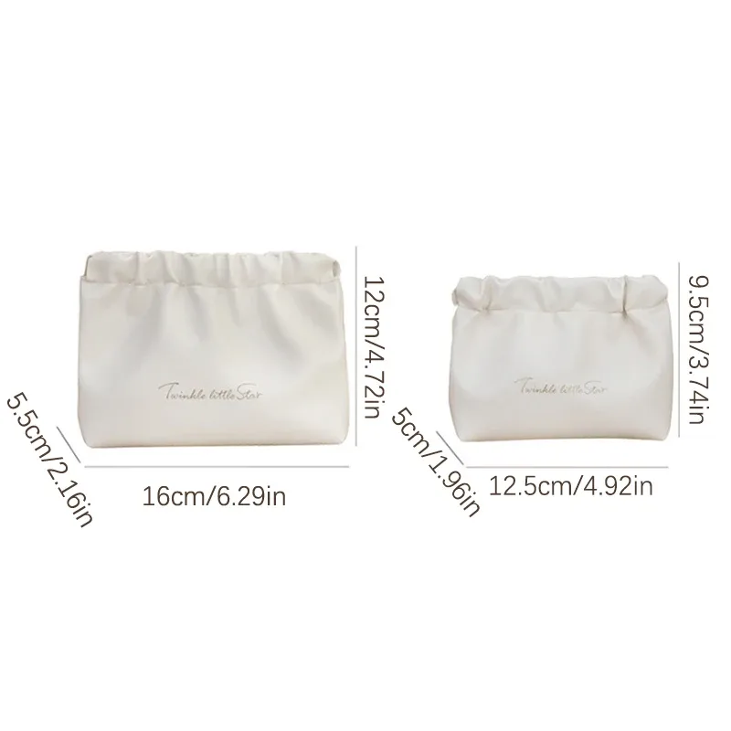 pochette de rangement portable en pu pour maquillage, mini rouge à lèvres, clés, bijoux, organiseur numérique, petite trousse de toilette pour femmes