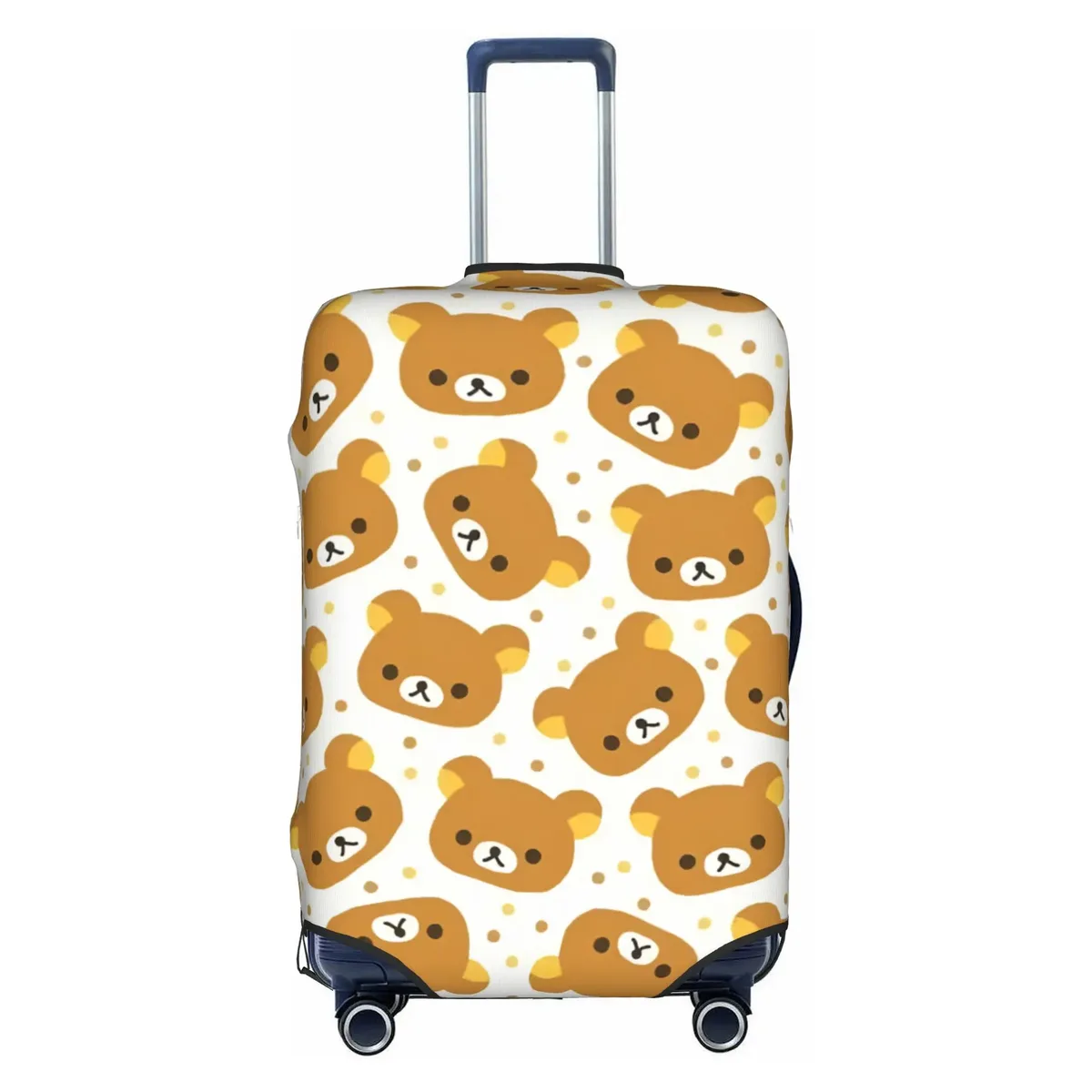 housse de valise personnalisée r-rilakkumas, housse de protection lavable pour bagages, motif ours de dessin animé mignon, pour 18-32 pouces