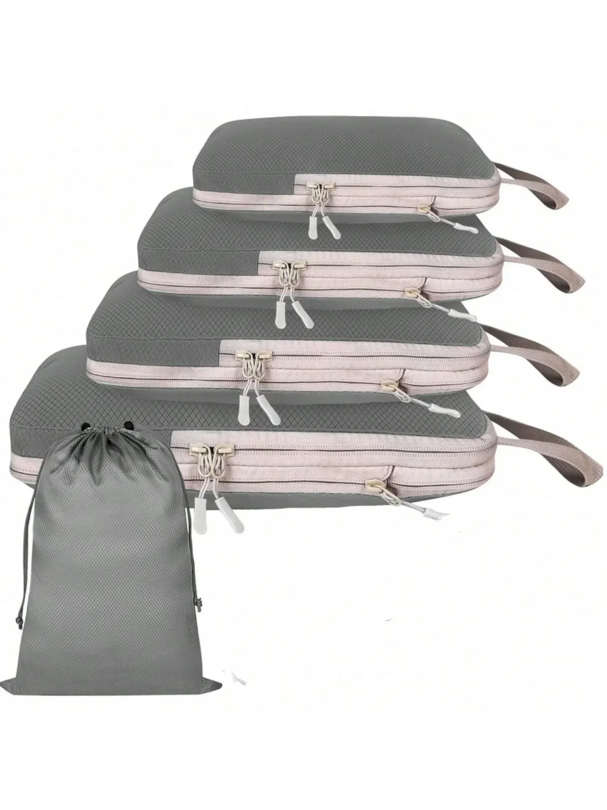 ensemble/6 pièces emballage compressible sac de rangement de voyage cubes valise étanche en nylon portable avec sac à main organisateur de bagages ryanai