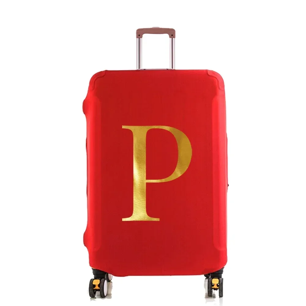 housse de protection élastique pour valise, housse anti-poussière tendance pour bagages à roulettes de 18 à 28 pouces, avec impression de nom, accessoires de voyage