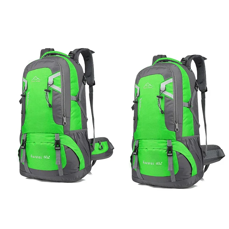 sac à dos de randonnée grande capacité 40l/60l, sac de voyage et de cyclisme tendance, sac de tourisme, sac de rangement décontracté en nylon