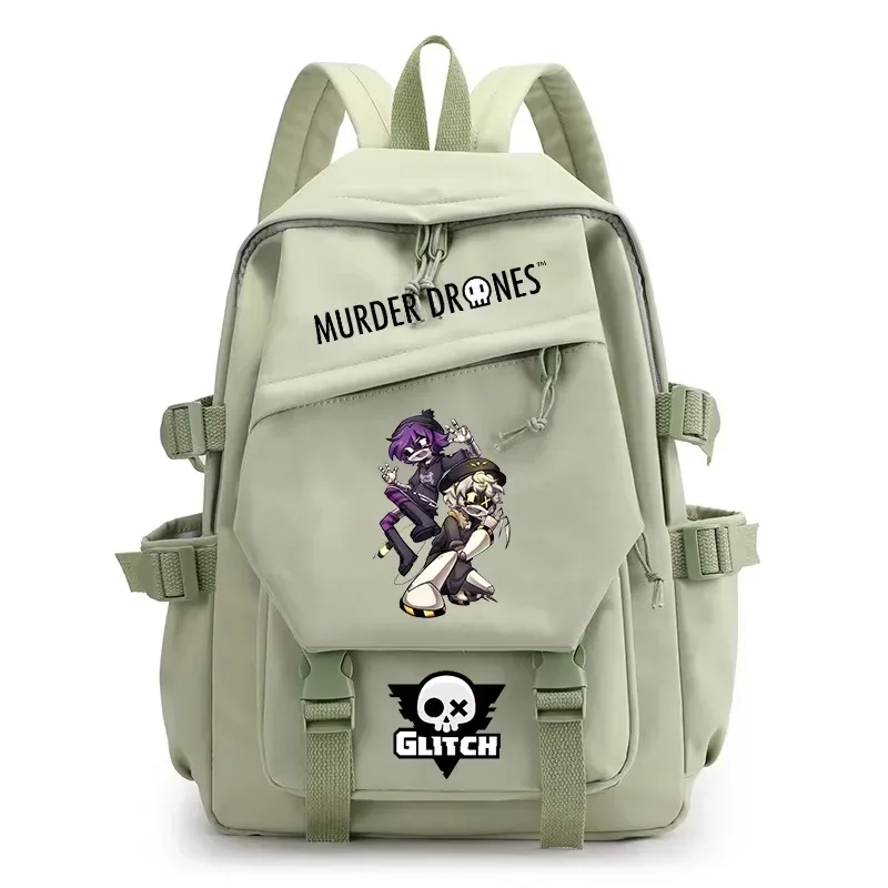 sacs à dos fashion murder drones pour étudiants, sac à dos à double bandoulière imprimé dessin animé, sac à dos pour ordinateur portable pour femmes et hommes, sac d'école tendance urbaine