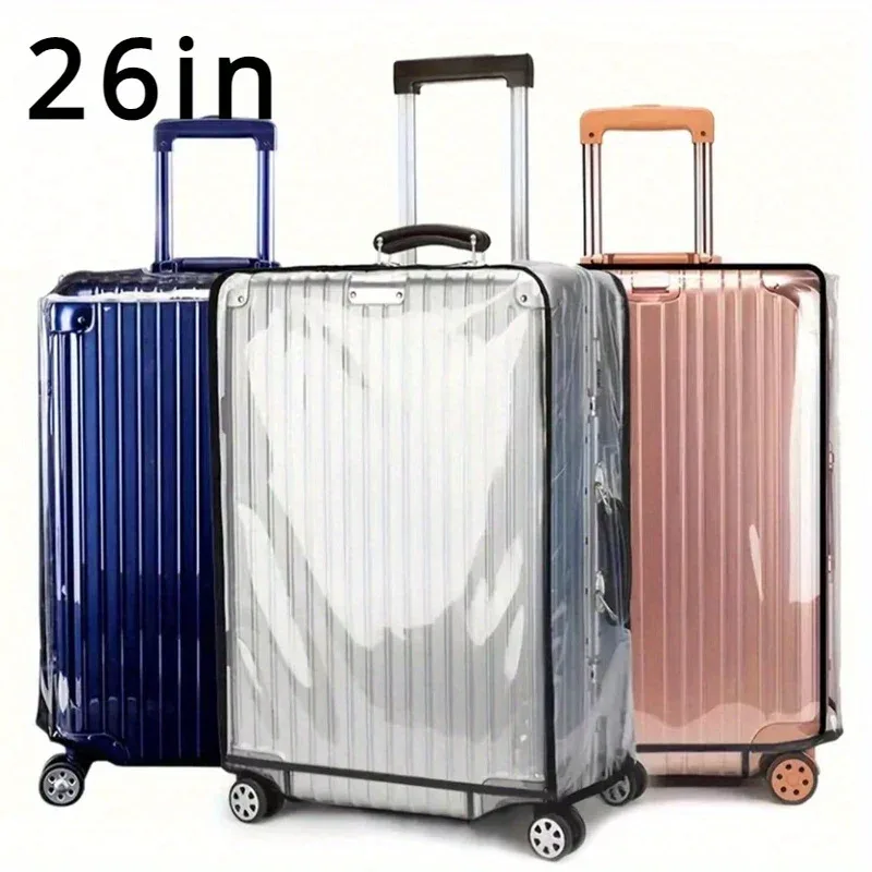 housse de protection pour bagages non tissée, 1 pièce, anti-poussière, valise à roulettes, résistante à l'usure, anti-rayures
