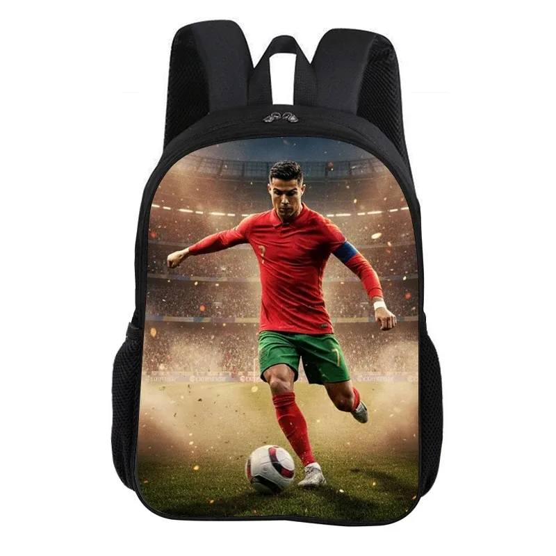 sac à dos scolaire ronaldo cr football star, sac à dos pour enfant, sac à livres, sac à dos de mode, sac à dos de sport, cadeau pour enfant