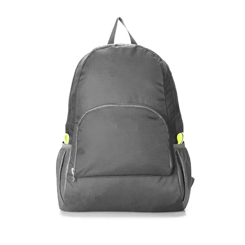 sac à dos de montagne pliable en plein air, 1 pièce, grande capacité, voyage, école, camping, rangement en nylon, randonnée, cyclisme, résistant à l'usure, k8r1