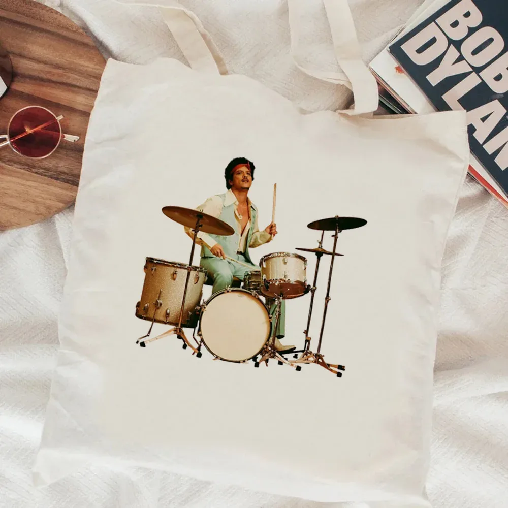 sac fourre-tout pliable bruno mars, sac à provisions, sac à bandoulière y2k pour femme