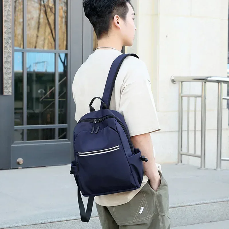 mini sacs à dos pour hommes en tissu oxford, sac à dos pour ordinateur portable pour hommes, petit sac à dos d'affaires, sac à dos d'école, de voyage, imperméable, pour étudiants