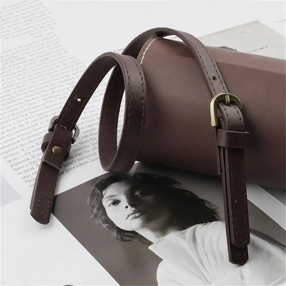 sangle de sac en cuir pu pour femme, poignées de sac à main amovibles, double structure, poignées de remplacement réglables, 65-71cm, accessoires de sac, 1pc